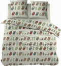 Dekbedovertrek Katoen Birds - Bedtextielonline.be