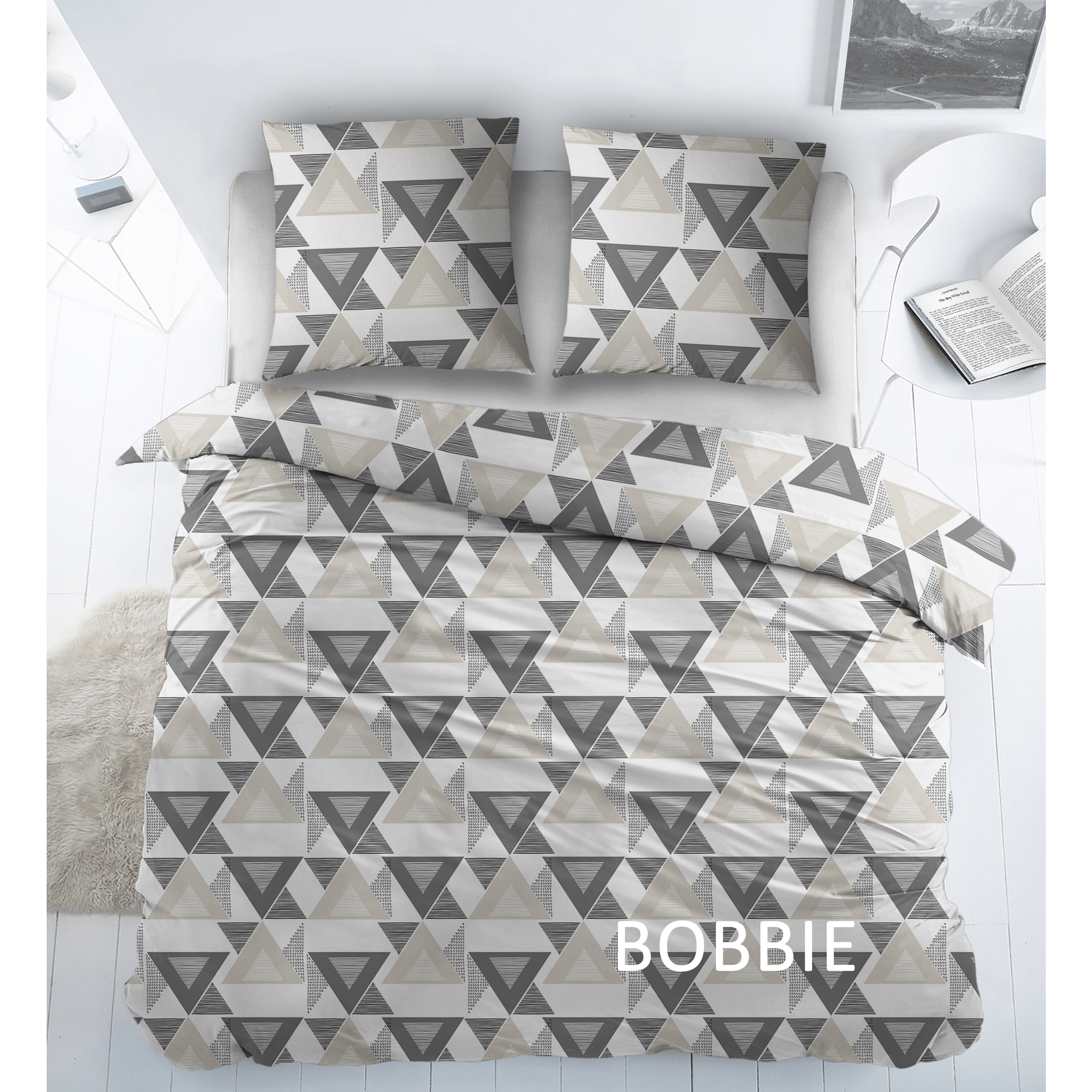 Sleepnight Dekbedovertrek Katoen Bobbie Grey