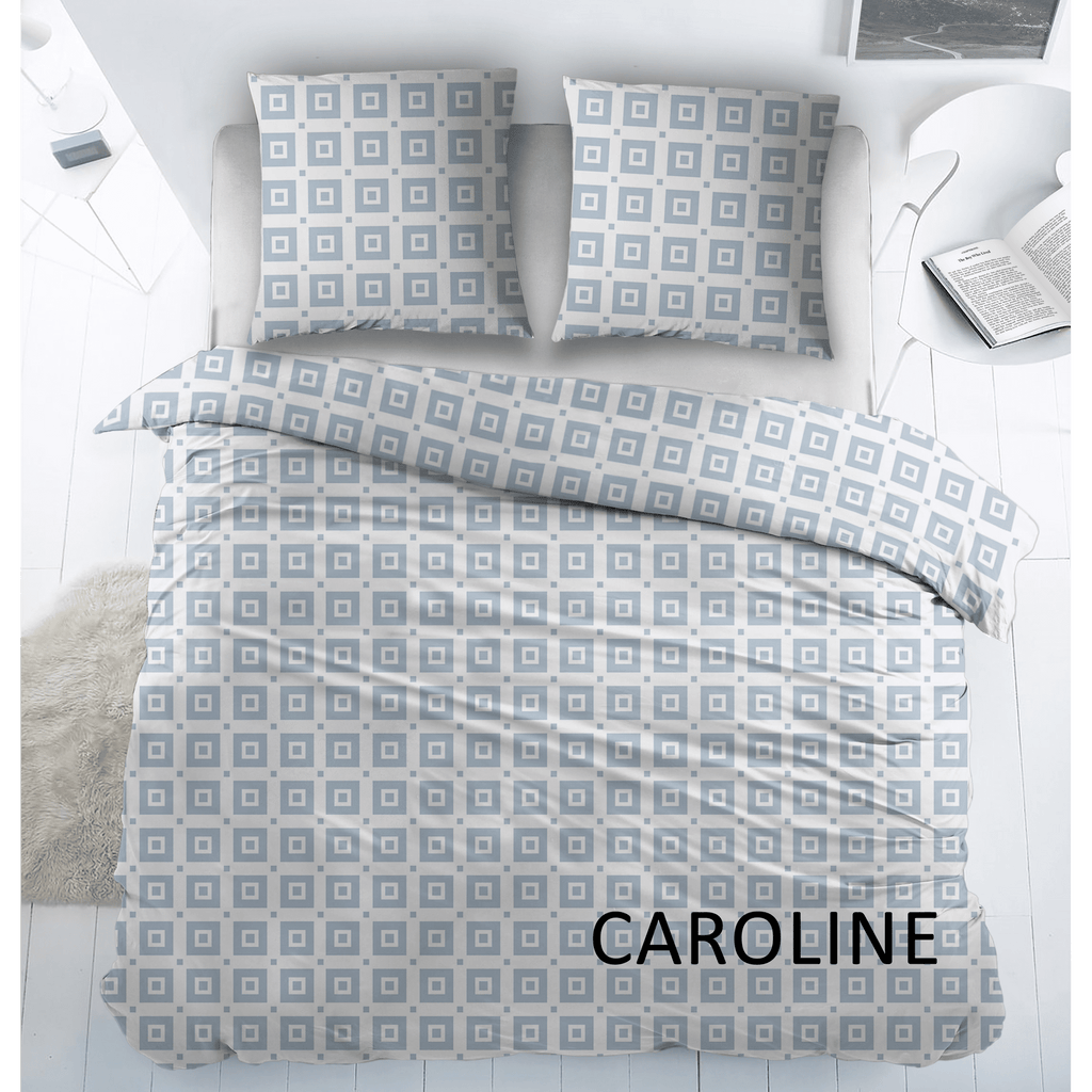 Sleepnight Dekbedovertrek Katoen Caroline Blue
