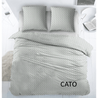Sleepnight Dekbedovertrek Katoen Cato Green