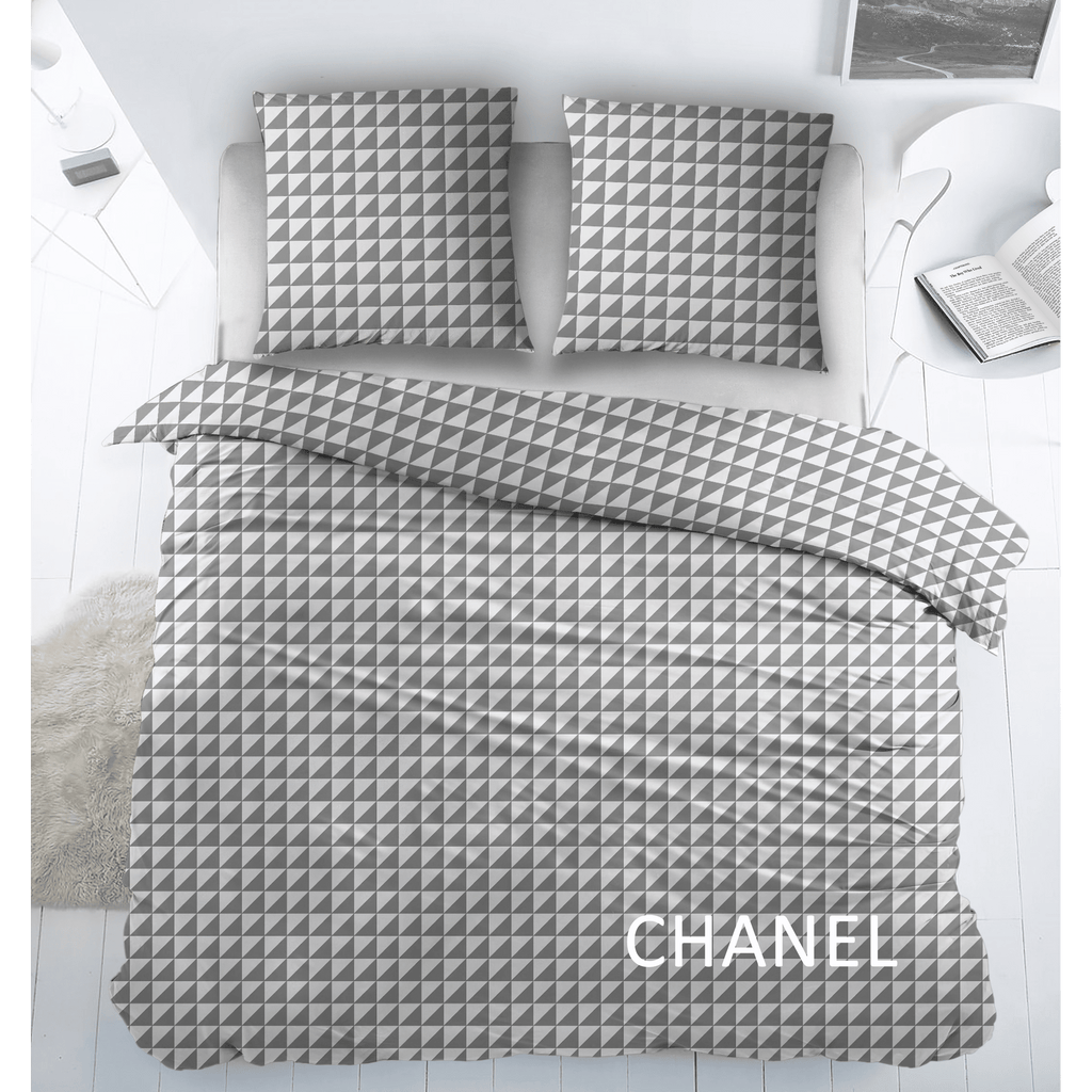 Sleepnight Dekbedovertrek Katoen Chanel Grey