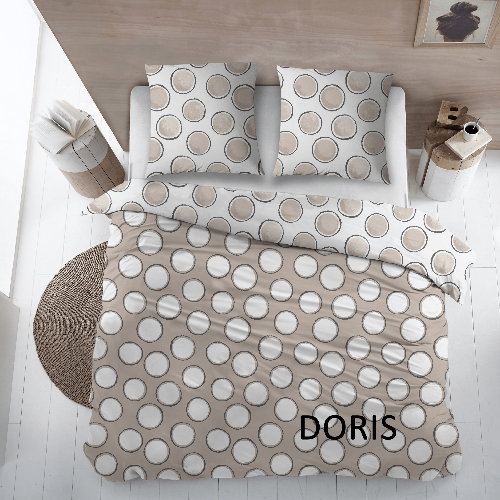 Sleepnight Dekbedovertrek Flanel Doris