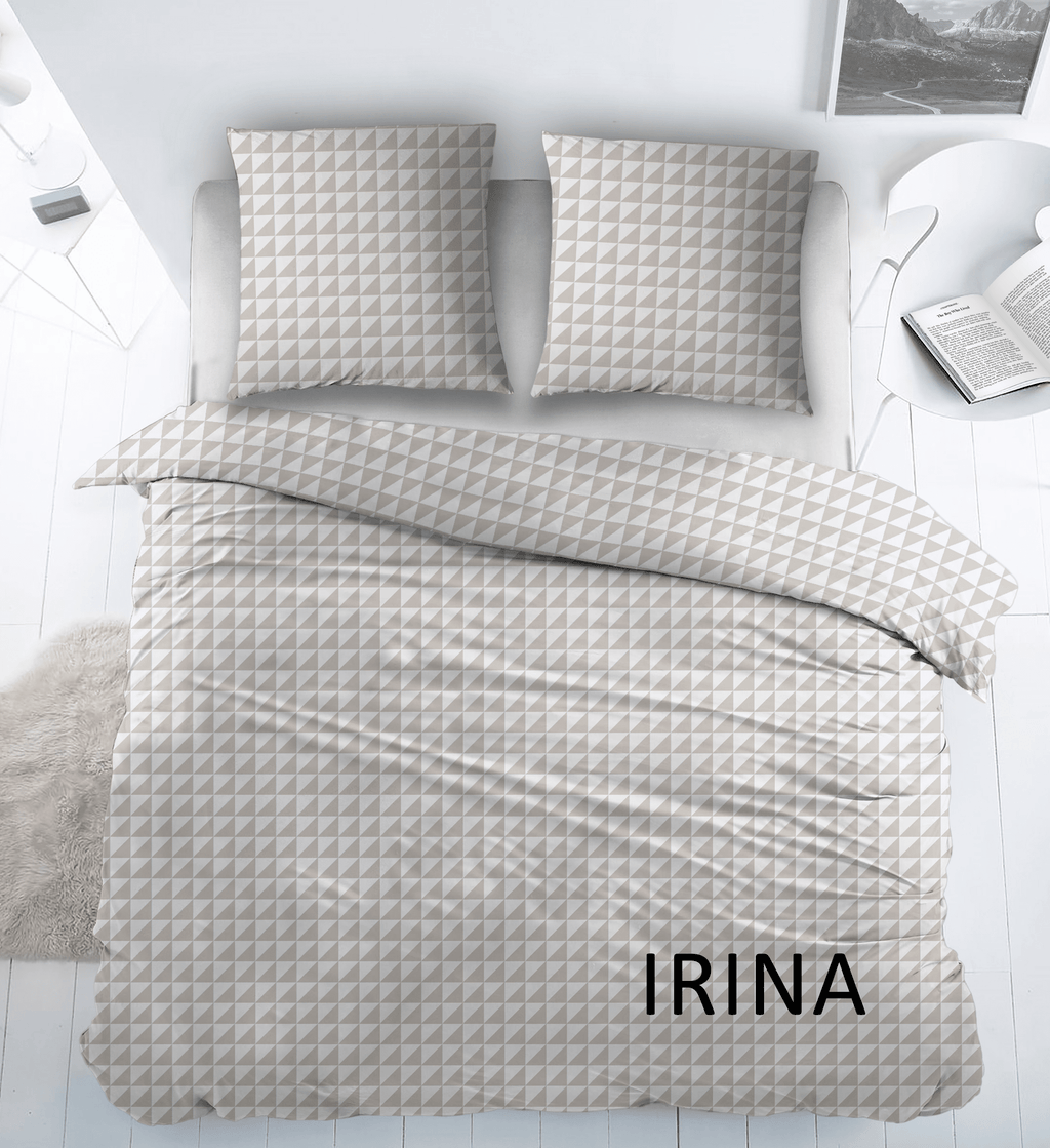 Sleepnight Dekbedovertrek Flanel Irina Beige