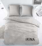 Sleepnight Dekbedovertrek Flanel Irina Beige