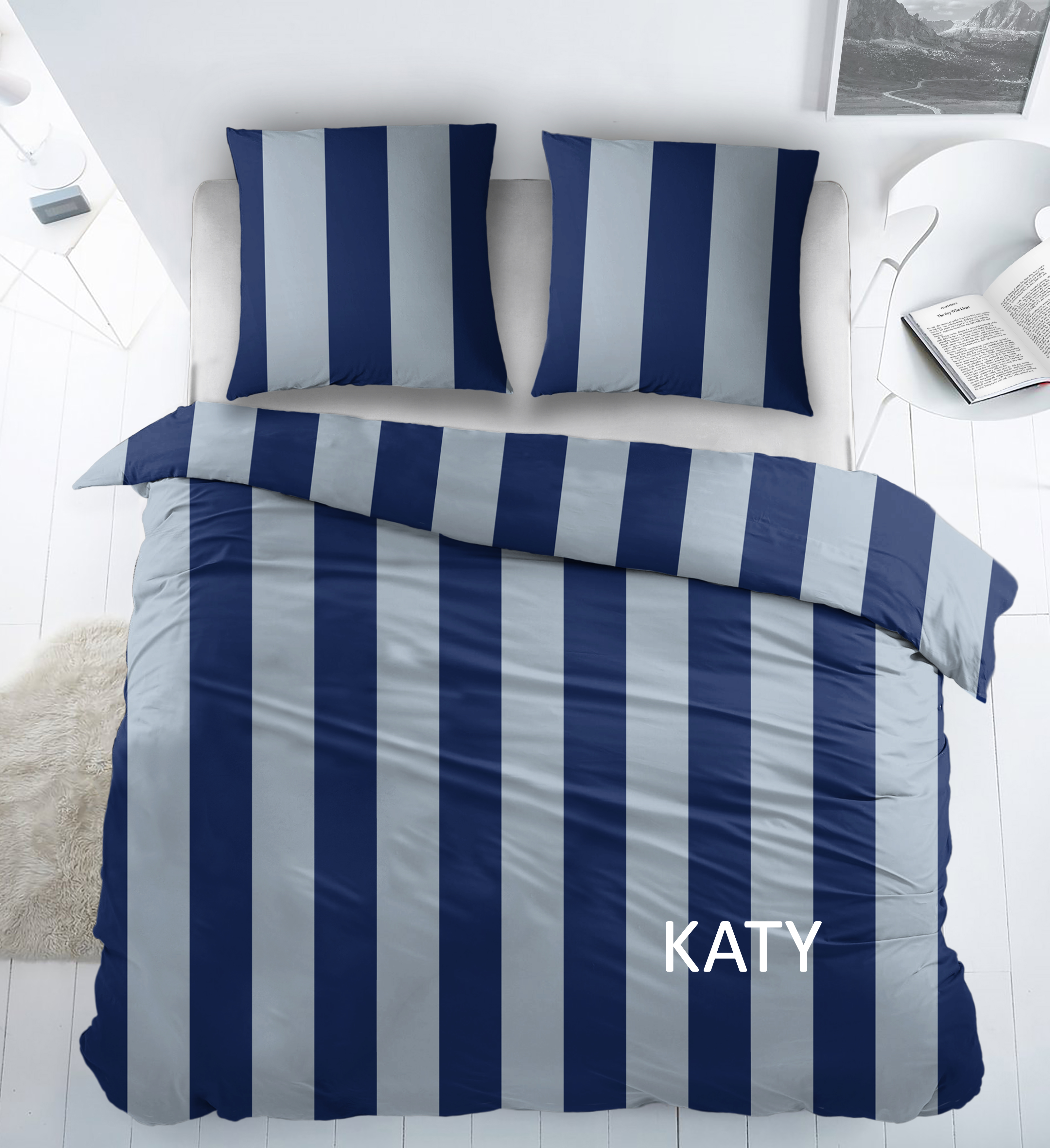 Sleepnight Dekbedovertrek Katoen Katy - Blauw