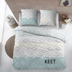 Sleepnight Dekbedovertrek Katoen Keet - Grijs