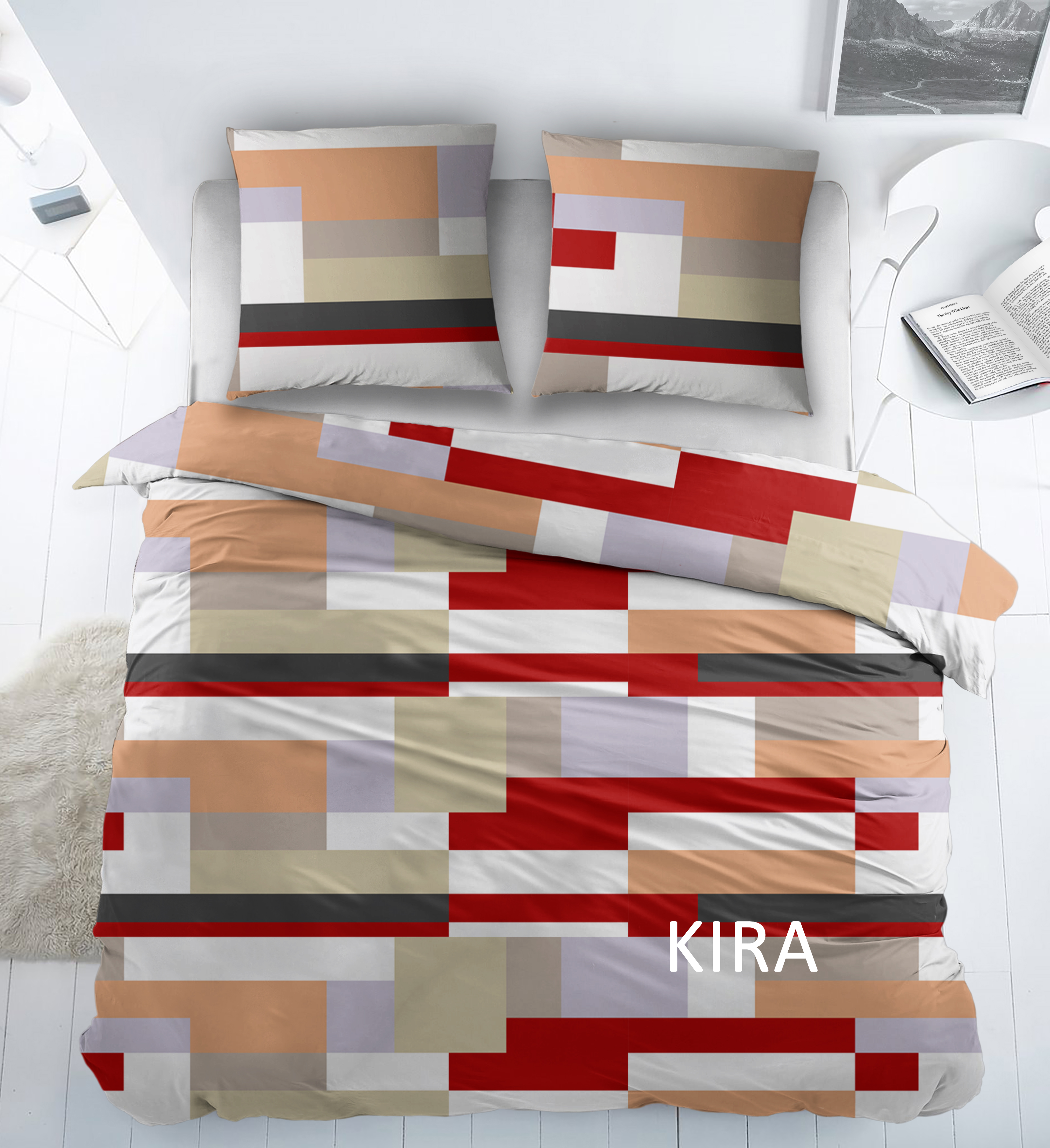 Sleepnight Dekbedovertrek Katoen Kira - Lila