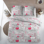 Sleepnight Dekbedovertrek Flanel Kiss
