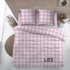 Sleepnight Dekbedovertrek Flanel Lies Pink