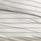 Dekbedovertrek Katoen Mandy Beige - Bedtextielonline.be
