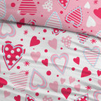 Dekbedovertrek Katoen Love - Bedtextielonline.be