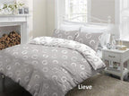 Cottons Dekbedovertrek Dekbedovertrek Flanel Lieve Grey