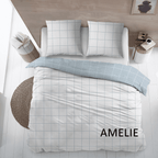 Cottons Dekbedovertrek Dekbedovertrek Katoen Amelie Blue