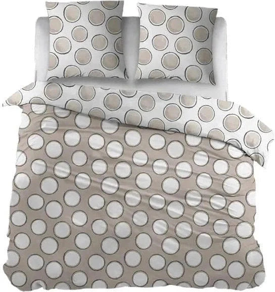 Sleepnight Lakenset Flanel Doris Taupe
