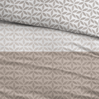 Sleepnight Lakenset Flanel Elke Taupe