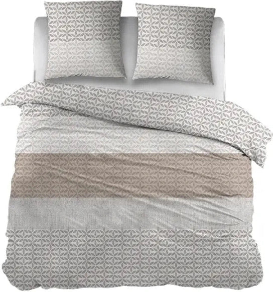 Sleepnight Lakenset Flanel Elke Taupe