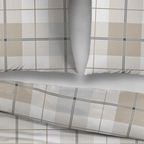 Sleepnight Dekbedovertrek Flanel Evelien Grijs Beige