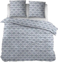 Sleepnight Dekbedovertrek Flanel Feline Blauw