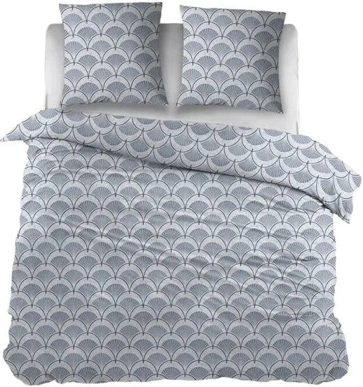 Sleepnight Dekbedovertrek Flanel Feline Blauw
