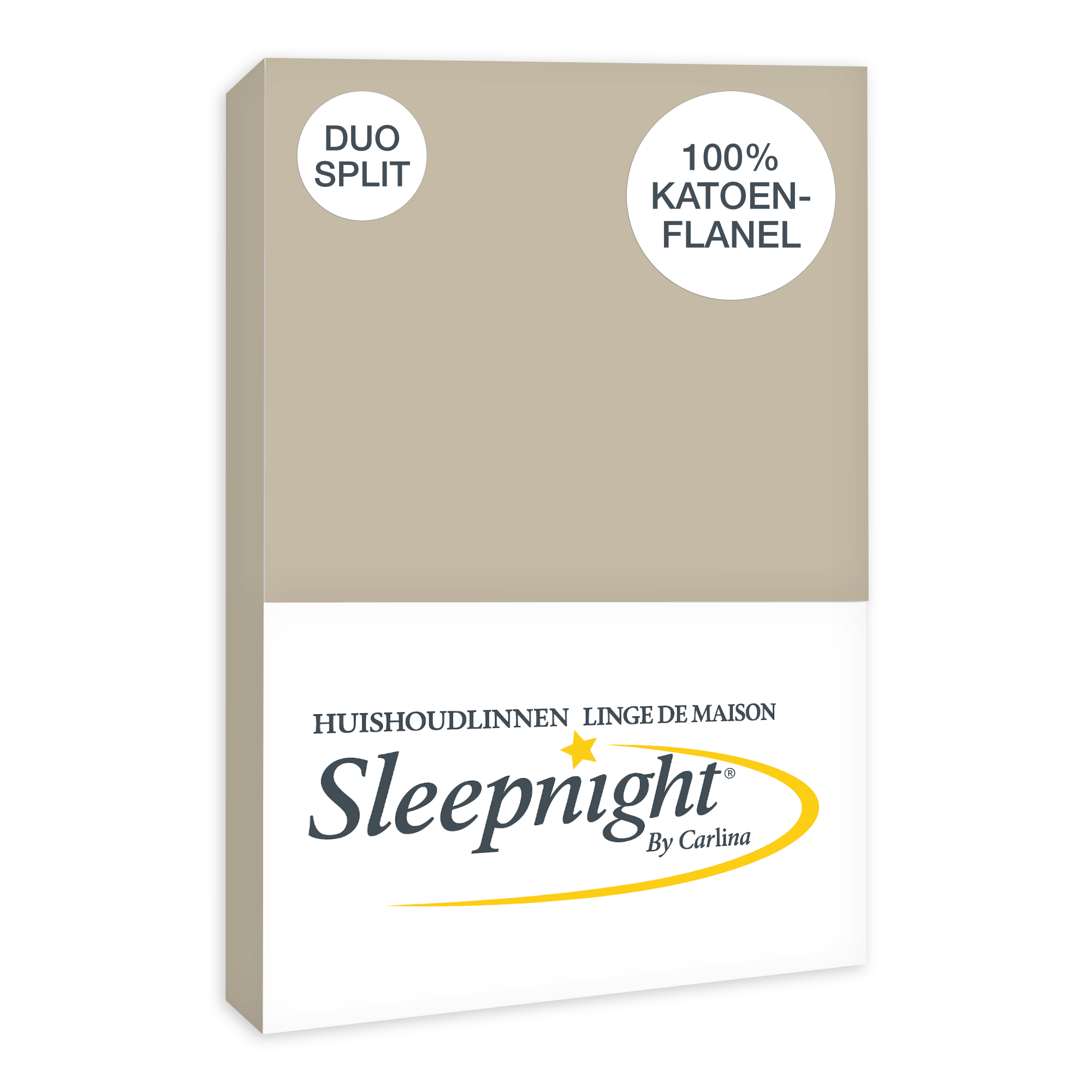 Sleepnight Duo Split Hoeslaken Flanel (25 cm)