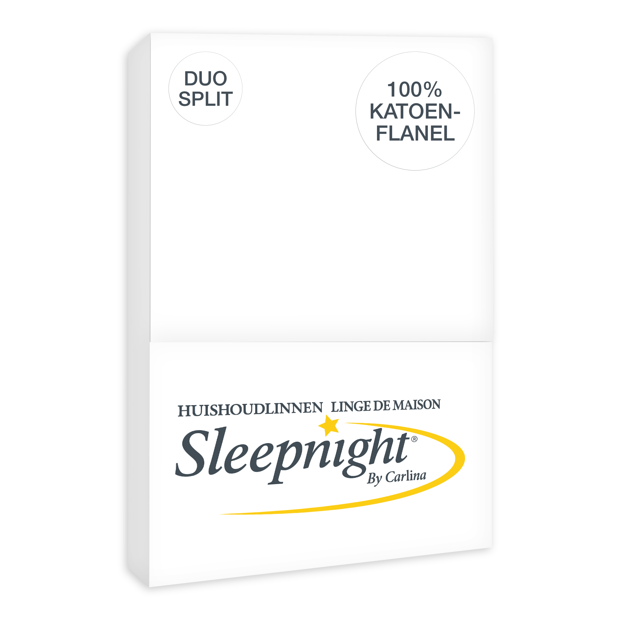 Sleepnight Duo Split Hoeslaken Flanel (25 cm)
