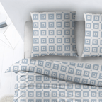 Sleepnight Dekbedovertrek Flanel Ilse Blauw