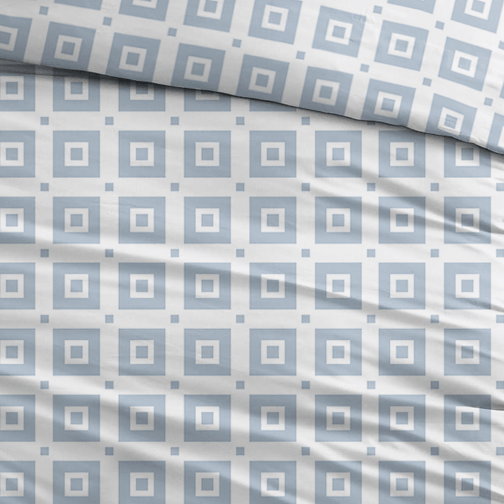 Sleepnight Dekbedovertrek Flanel Ilse Blauw