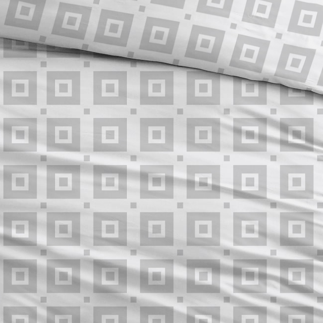 Sleepnight Dekbedovertrek Flanel Ilse Grijs