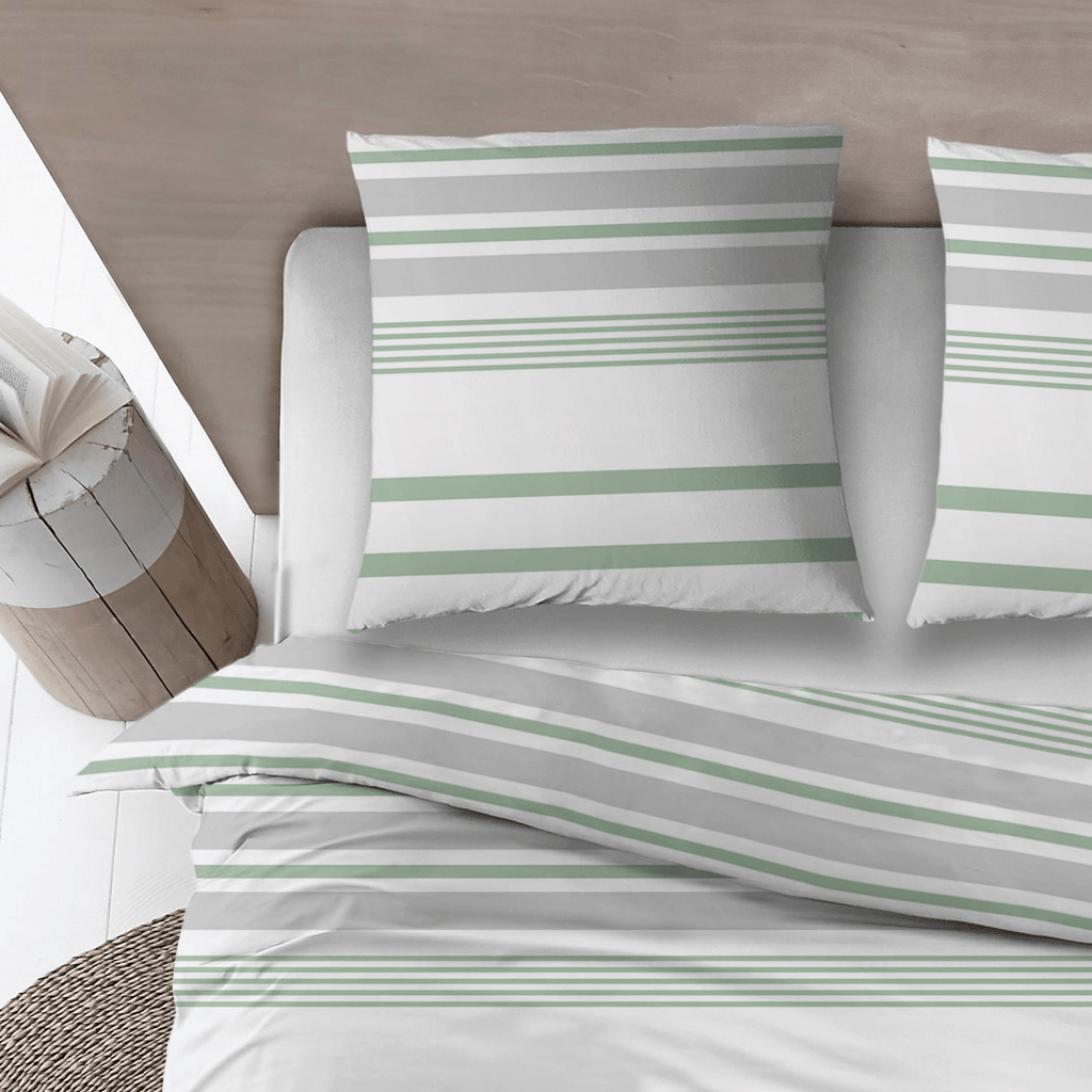 Sleepnight Dekbedovertrek Flanel Indra Groen