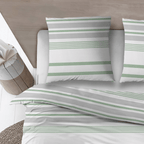 Sleepnight Dekbedovertrek Flanel Indra Groen