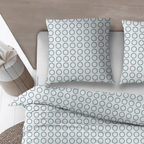 Sleepnight Dekbedovertrek Flanel Ingeborg Blauw