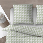 Sleepnight Dekbedovertrek Flanel Irina Groen