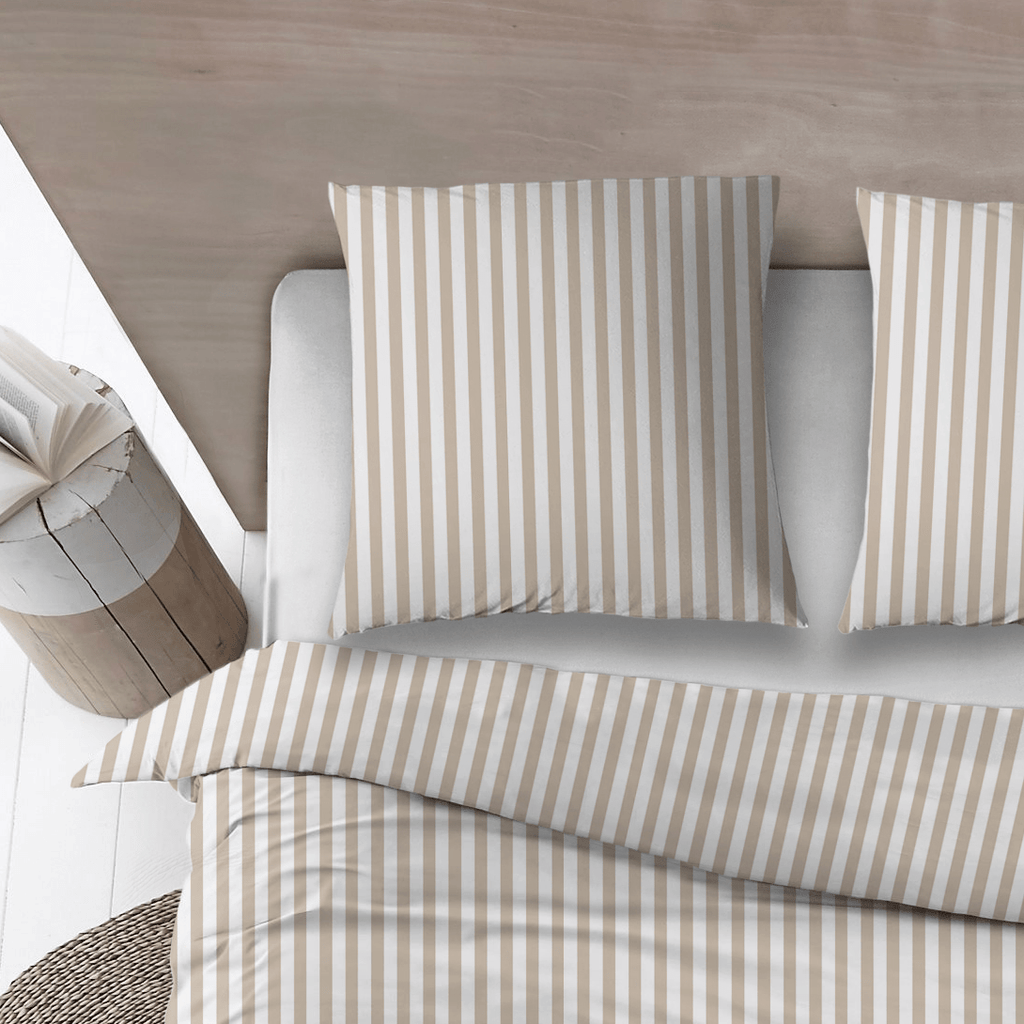 Sleepnight Dekbedovertrek Flanel Iris Beige