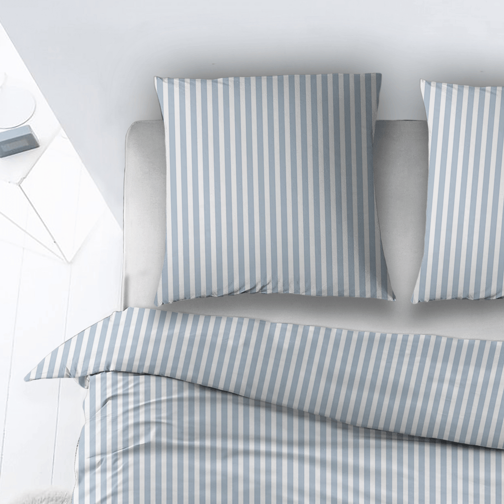 Sleepnight Dekbedovertrek Flanel Iris Blauw
