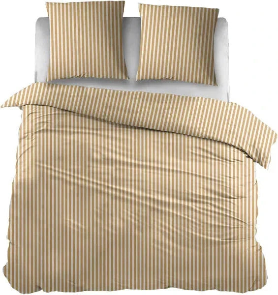 Sleepnight Dekbedovertrek Flanel Iris Geel