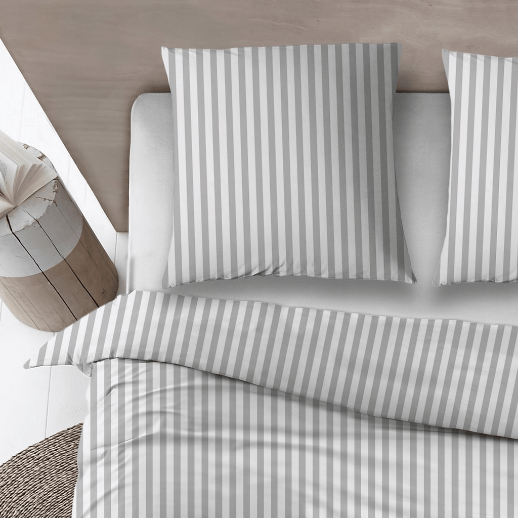 Sleepnight Dekbedovertrek Flanel Iris Grijs