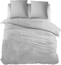 Sleepnight Dekbedovertrek Flanel Iris Grijs