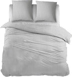 Sleepnight Dekbedovertrek Flanel Iris Grijs