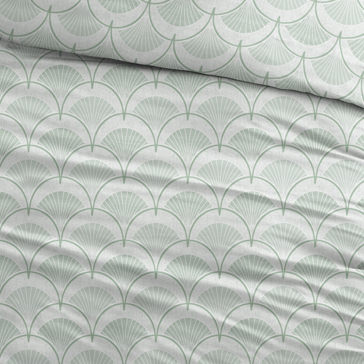 Sleepnight Dekbedovertrek Katoen Kamila - Groen