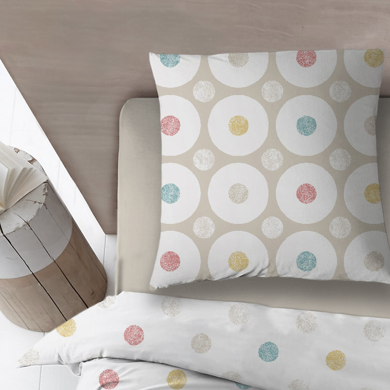 Sleepnight Dekbedovertrek Katoen Katrien - Beige