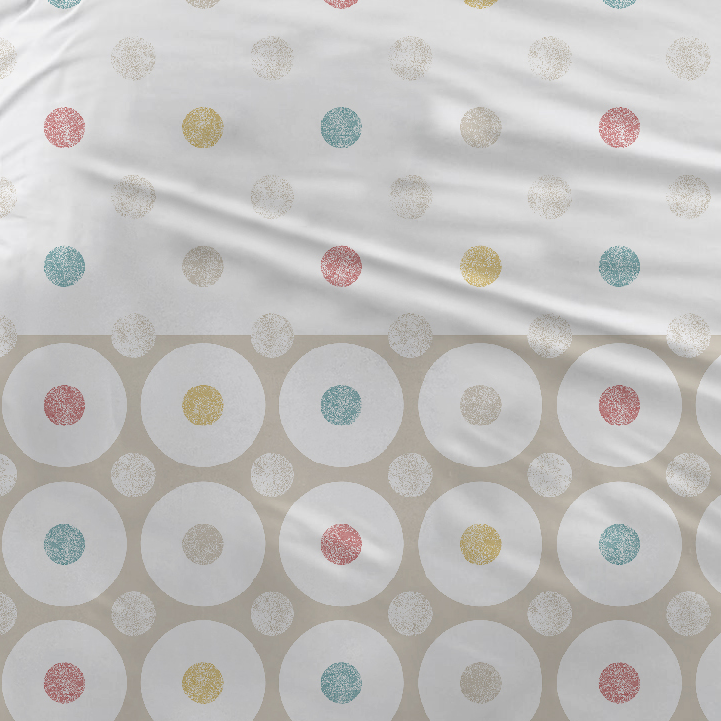 Sleepnight Dekbedovertrek Katoen Katrien - Beige