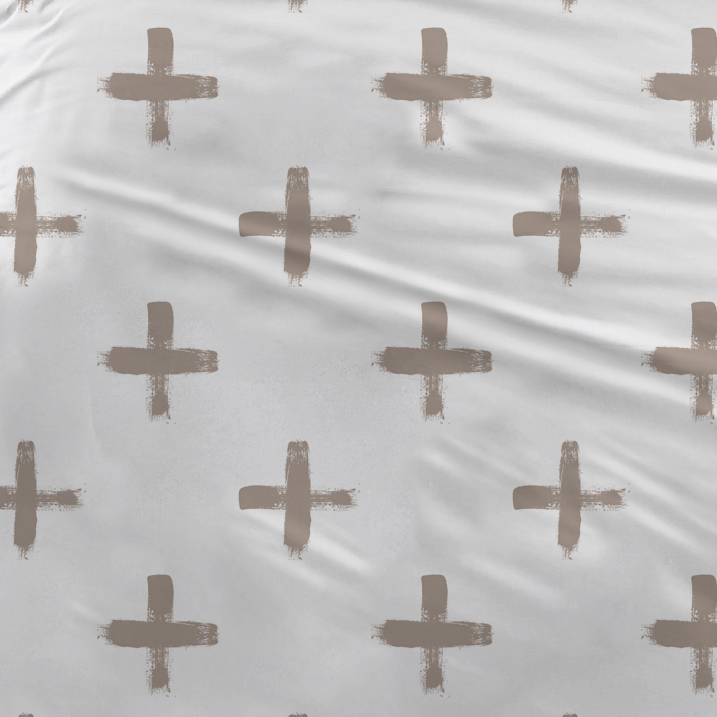 Sleepnight Dekbedovertrek Katoen Kely - Taupe