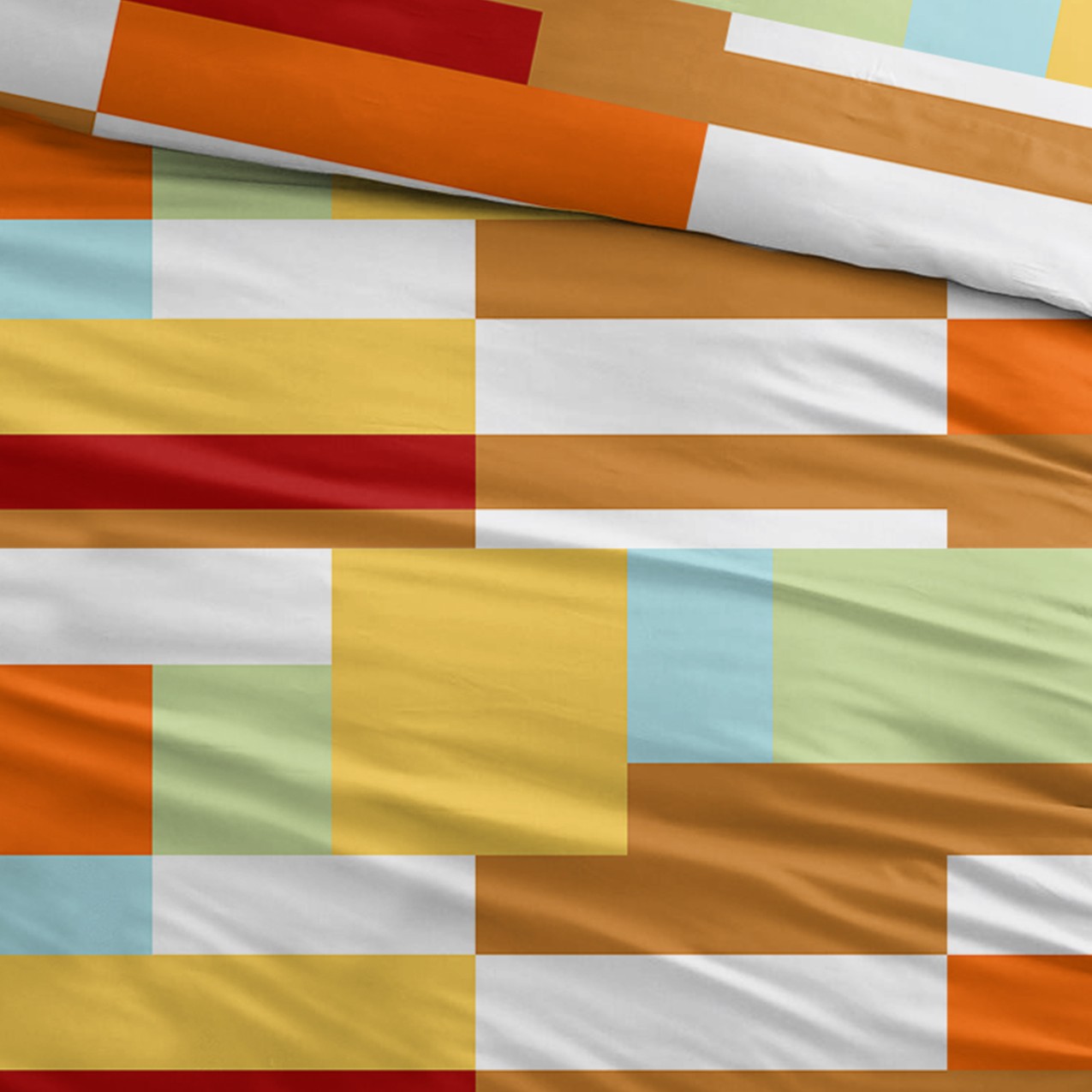 Sleepnight Dekbedovertrek Katoen Kira - Oranje