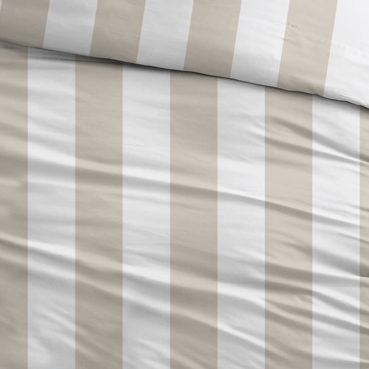 Sleepnight Dekbedovertrek Katoen Kristy - Beige