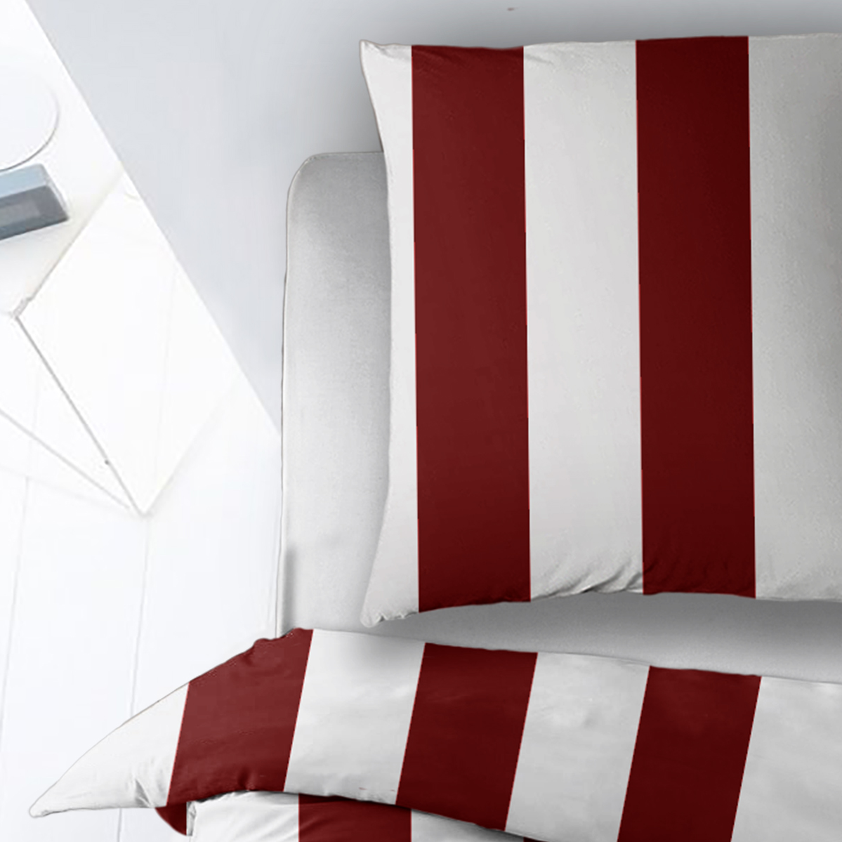 Sleepnight Dekbedovertrek Katoen Kristy - Bordeaux