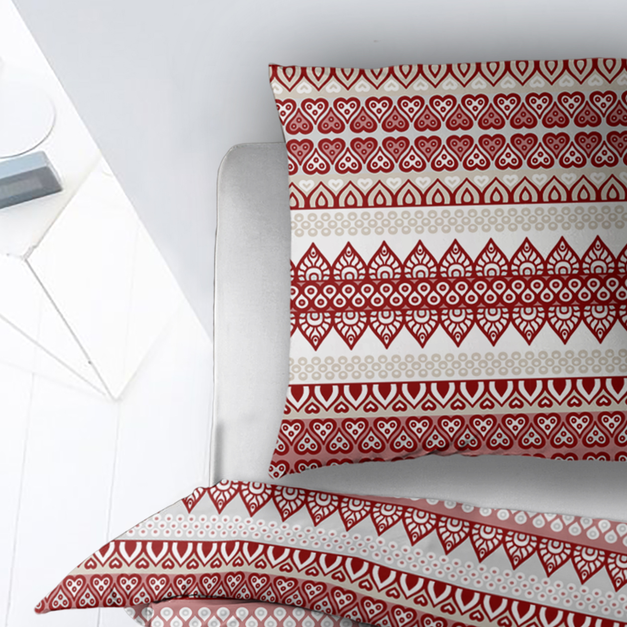 Sleepnight Dekbedovertrek Katoen Kristel - Bordeaux