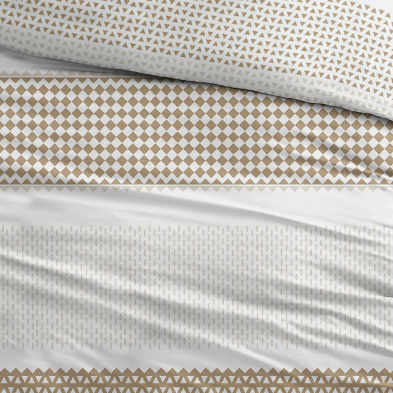 Sleepnight Dekbedovertrek Katoen Kristien - Beige