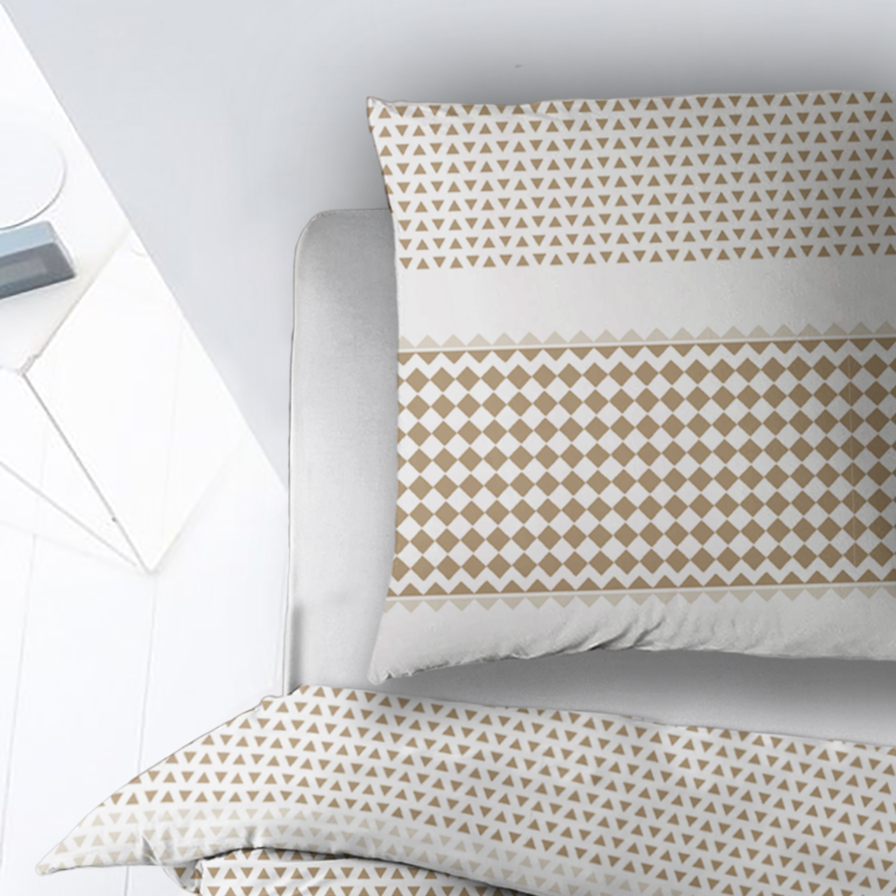 Sleepnight Dekbedovertrek Katoen Kristien - Beige