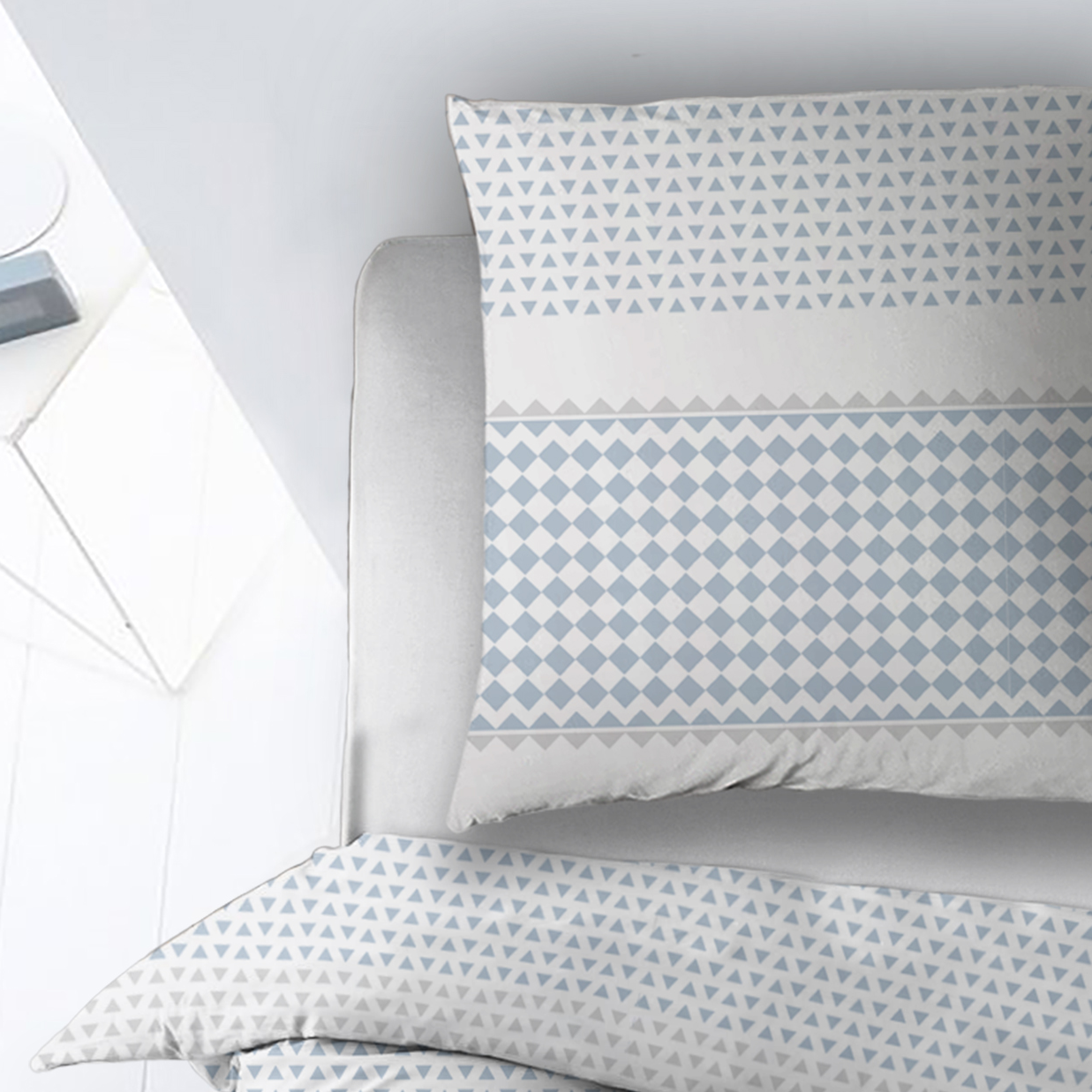 Sleepnight Dekbedovertrek Katoen Kristien - Blauw