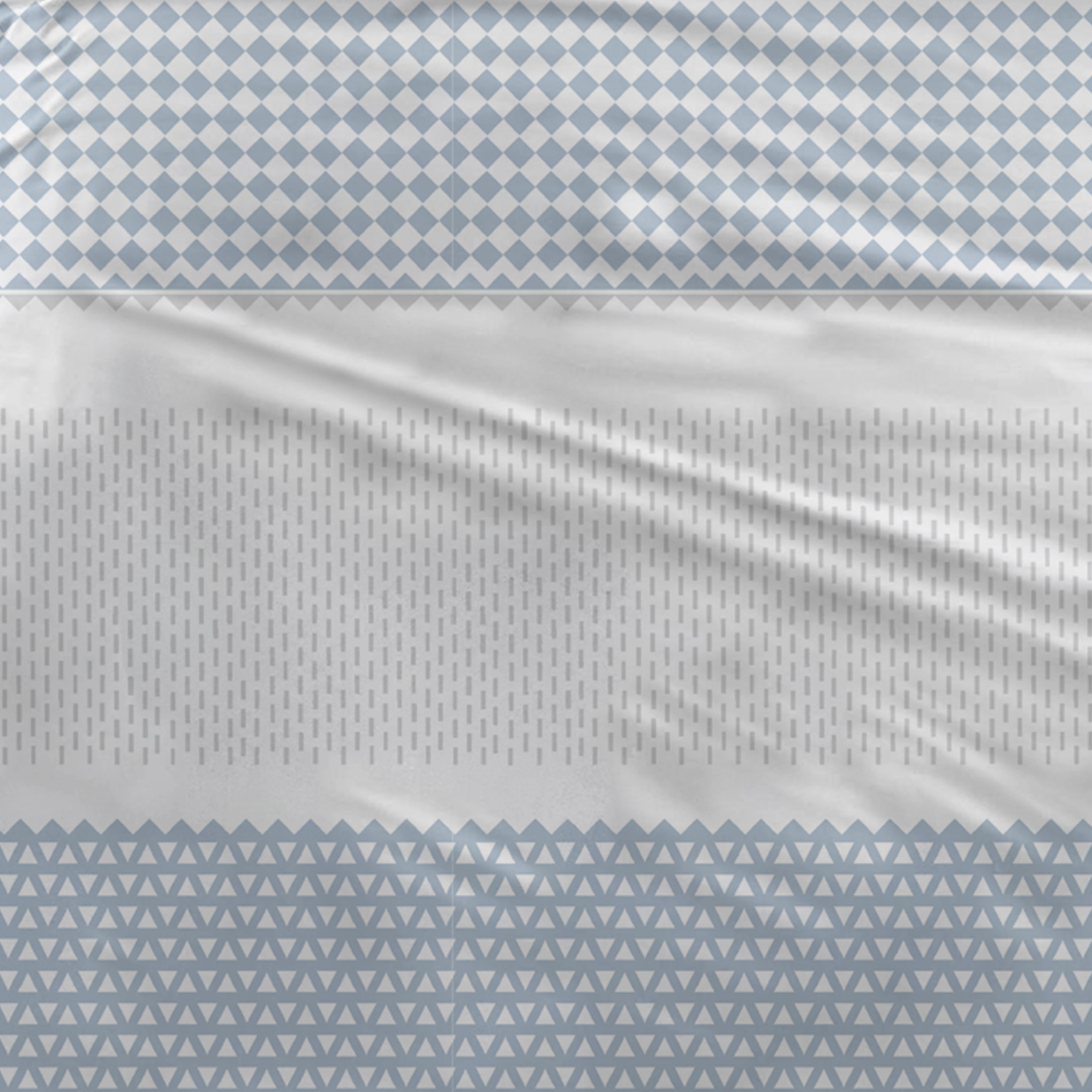 Sleepnight Dekbedovertrek Katoen Kristien - Blauw